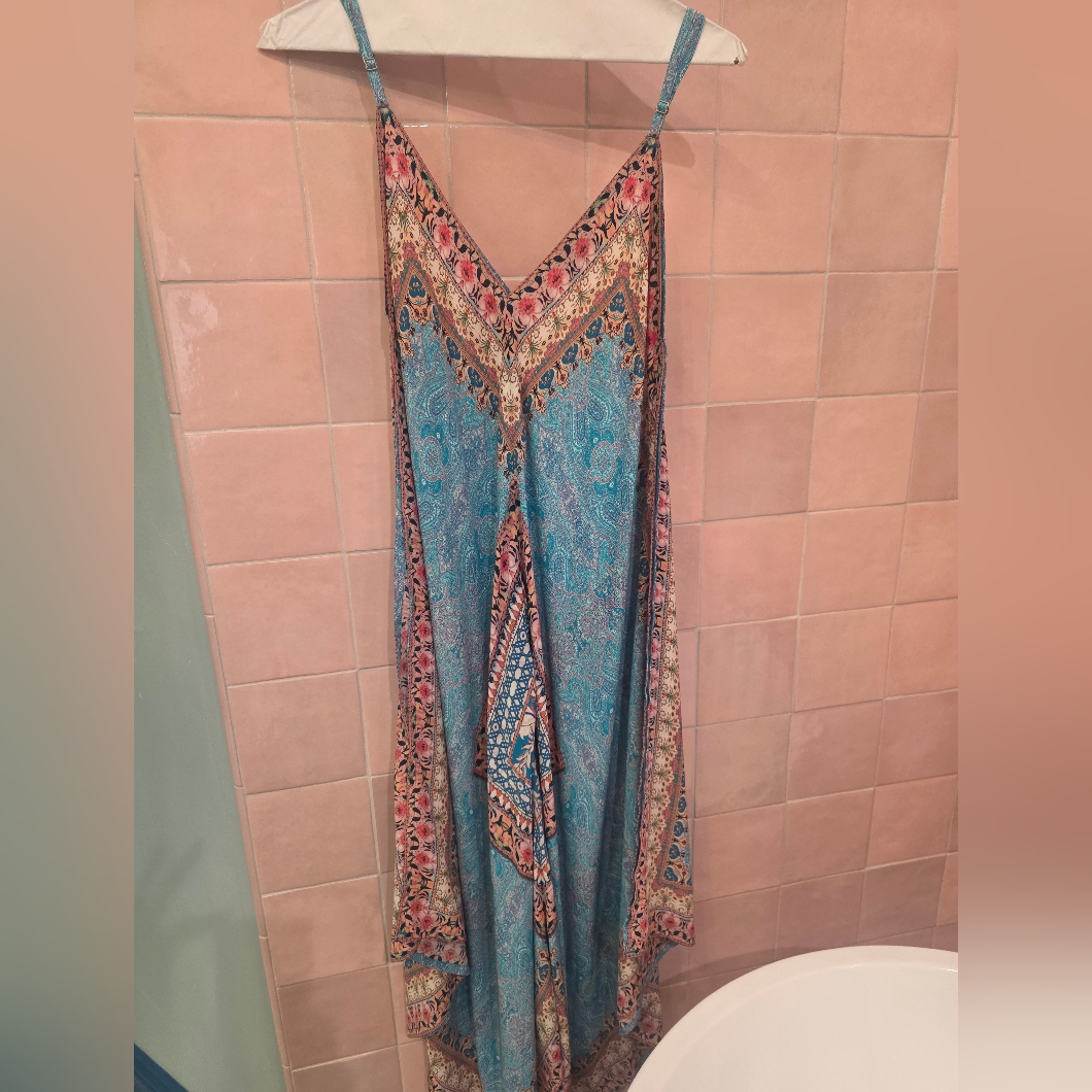 Tolani Silk Scarf Dress